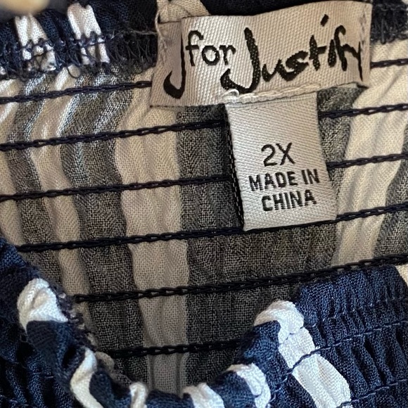 J Is For Justify off Shoulder Jumpsuit Romper - Picture 5 of 7